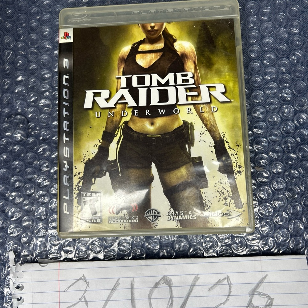 Tomb Raider: Underworld (PlayStation 3) - Yellow/Black
